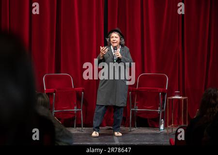 Milano, . 13th giugno, 2023. Ornella Vanoni, imprevedibile conferenza su grande età. Credit: Independent Photo Agency/Alamy Live News Foto Stock