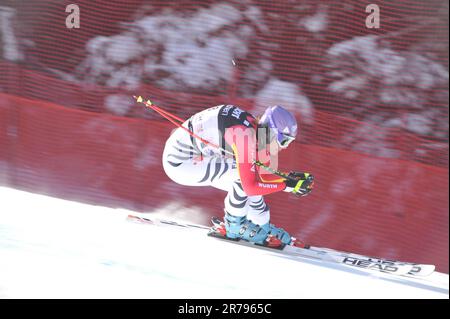 Maria RIESCH Aktion Ski Alpin Welt Cup finale a Garmisch Patenkirchen. Foto Stock