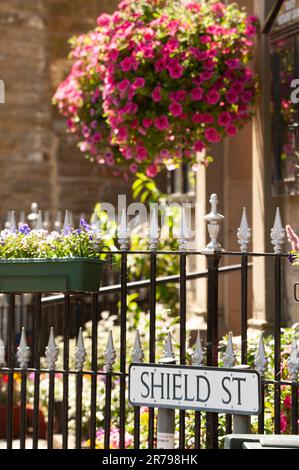 Shield Street, Allendale, Northumberland Foto Stock