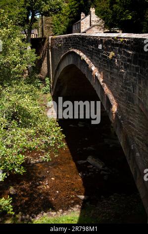 Il ponte sul fiume Allen, Allendale, Northumberland Foto Stock