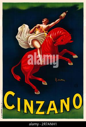 Cinzano di Leonetto cappello (1875-1942). Poster pubblicato nel 1926 in Francia. Foto Stock