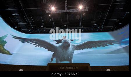 Tokyo, Giappone. 14th giugno, 2023. Warner Bros. Tiene un'anteprima stampa presso una struttura di intrattenimento 'Warner Bros. Studio Tour Tokyo - The Making of Harry Potter' a Tokyo, Giappone Mercoledì 14 Giugno 2023. Questa struttura aprirà il 16 giugno 2023. Foto di Keizo Mori/UPI Credit: UPI/Alamy Live News Foto Stock