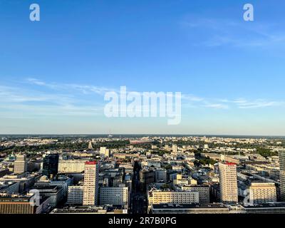 Polonia, Varsavia, Vista della città di Varsavia Foto Stock