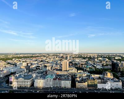 Polonia, Varsavia, Vista della città di Varsavia Foto Stock