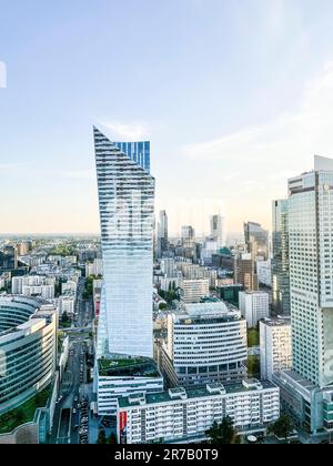 Polonia, Varsavia, Vista della città di Varsavia Foto Stock