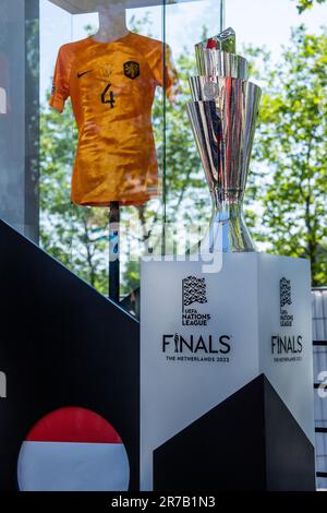 Rotterdam, Paesi Bassi. 14th giugno, 2023. Rotterdam - Coppa, prezzo, trophee durante la partita tra Paesi Bassi e Croazia allo Stadion Feijenoord De Kuip il 14 giugno 2023 a Rotterdam, Paesi Bassi. Credit: Foto box-to-box/Alamy Live News Foto Stock