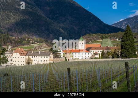 Abbazia di Neustift (Abbazia di Novacella), Neustift-Novacella, Trentino-Alto Adige/Sudtirol, Italia Foto Stock