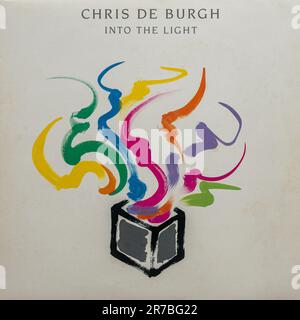 Into the Light di Chris de Burgh, copertina in vinile Foto Stock