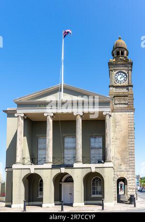 The Guildhall Museum & Visitor Centre, High Street, Newport, Isle of Wight, Inghilterra, Regno Unito Foto Stock