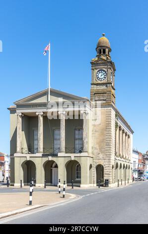 The Guildhall Museum & Visitor Centre, High Street, Newport, Isle of Wight, Inghilterra, Regno Unito Foto Stock