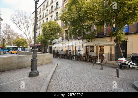 MADRID, SPAGNA - CIRCA GENNAIO 2020: Vista a livello stradale di Madrid. Foto Stock
