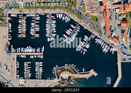 Sardegna, Gallura, Sassari - Palau Port Marina Mar Mediterraneo Foto Stock