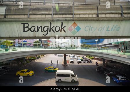 BANGKOK, THAILANDIA - CIRCA GENNAIO, 2020: Vista di Bangkok di giorno. Foto Stock