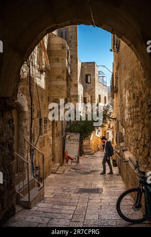 La città vecchia di Gerusalemme ISRAELE Foto Stock