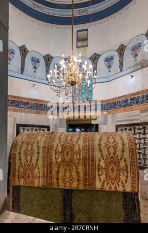 CENOTAFIO DI GIACOBBE GROTTA DEI PATRIARCHI (31-4 A.C.) HEBRON ISRAELE Foto Stock