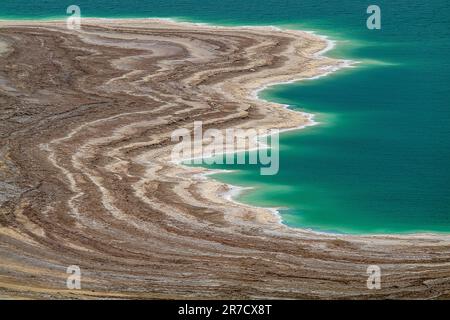 MARE MORTO METZOKE DRAGOT ISRAELE Foto Stock