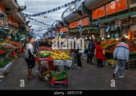 MERCATO DI HATIKVAH TEL AVIV ISRAELE Foto Stock