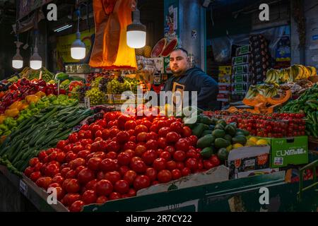 MERCATO DI HATIKVAH TEL AVIV ISRAELE Foto Stock