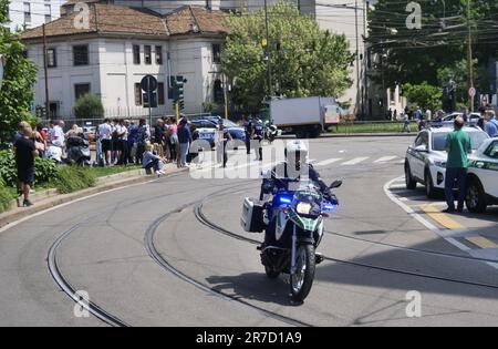 Milano, . 14th giugno, 2023. Funerali statali per Silvio Berlusconi Credit: Agenzia indipendente per le foto/Alamy Live News Foto Stock