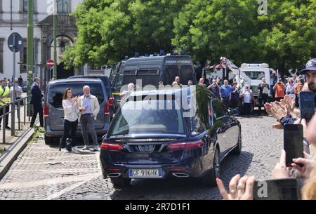 Milano, . 14th giugno, 2023. Funerali statali per Silvio Berlusconi Credit: Agenzia indipendente per le foto/Alamy Live News Foto Stock