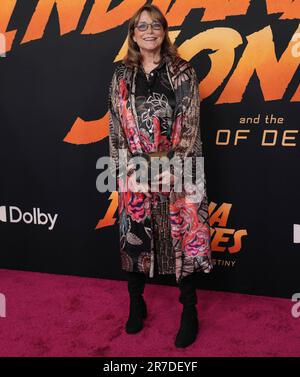 Los Angeles, Stati Uniti. 14th giugno, 2023. Karen Allen arriva all'INDIANA JONES dei Lucasfilms E LA dial OF DESTINY Los Angeles Premiere si tiene al Dolby Theatre di Hollywood, CA, mercoledì 14 giugno 2023. (Foto di Sthanlee B. Mirador/Sipa USA) Credit: Sipa USA/Alamy Live News Foto Stock