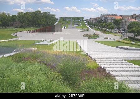 Nuovo Museo di Etnografia, VarosLiget, Parco cittadino, Budapest, Ungheria Foto Stock