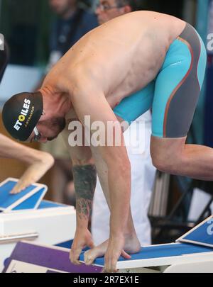 Rennes, Francia. 15th giugno, 2023. Jeremy Stravius, Men Heat 50 M freestyle durante i campionati francesi di nuoto Elite il 15 giugno 2023 a Rennes, Francia - Foto Laurent Lairys/DPPI Credit: DPPI Media/Alamy Live News Foto Stock