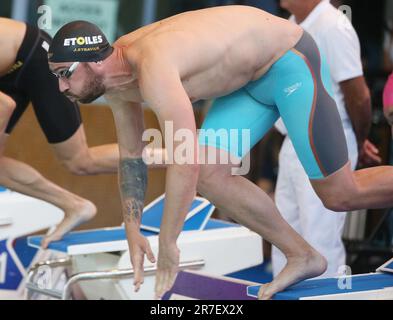 Rennes, Francia. 15th giugno, 2023. Jeremy Stravius, Men Heat 50 M freestyle durante i campionati francesi di nuoto Elite il 15 giugno 2023 a Rennes, Francia - Foto Laurent Lairys/DPPI Credit: DPPI Media/Alamy Live News Foto Stock