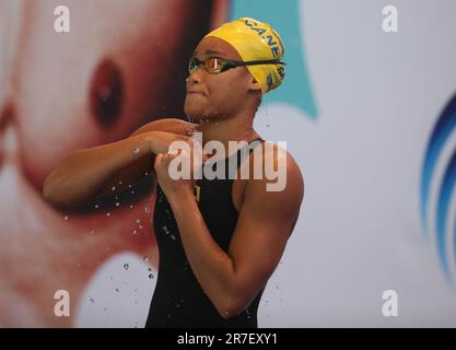 Analia Pigree Women Heat 50 M Butterfly durante i campionati francesi di nuoto Elite il 15 giugno 2023 a Rennes, Francia - Foto Laurent Lairys / PANORAMICA Foto Stock