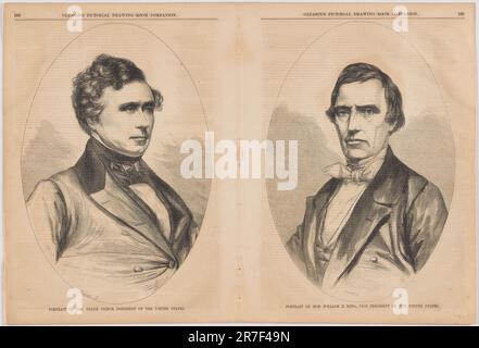 Franklin Pierce e William Rufus Devane Re 1852 Foto Stock