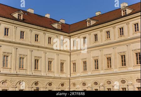 Muro del castello storico a Weimar, Germania Foto Stock