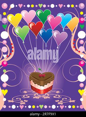 Illustrazione Vettoriale può essere utilizzato come la copertina di un libro, scheda o qualsiasi cosa si sceglie. Non vi è spazio per il testo. Illustrazione Vettoriale