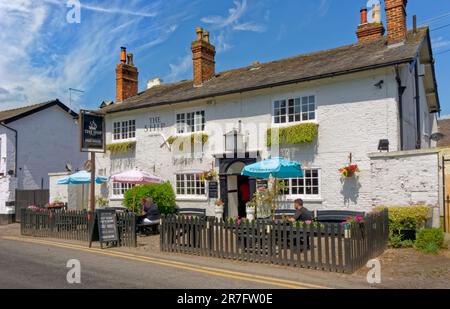 The Ship Inn at Styal a Cheshire, Inghilterra. Foto Stock