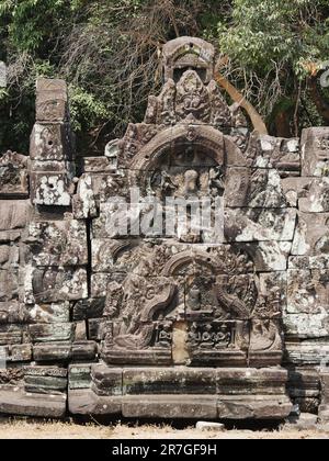 Neak Pean Royal Reservoir, Siem Reap Province, Angkor's Temple Complex Sito Patrimonio dell'Umanità dall'UNESCO nel 1192, costruito dal re Jayavarman V. Foto Stock