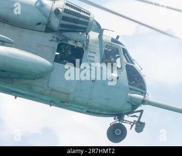 L'incredibile elicottero Sea Stallion. Foto Stock