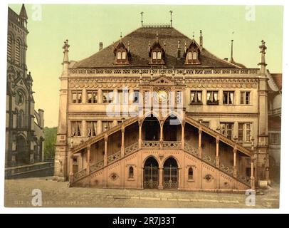 Il municipio, Berna, Svizzera 1890. Foto Stock