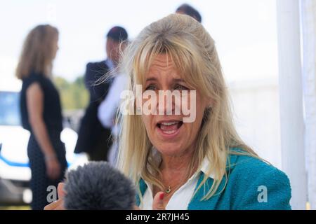 13th giugno 2023 evento cereali Minette batters Presidente della National Farmers Union Foto Stock