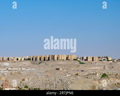 campo di detriti in preparazione per nuovi edifici residenziali Foto Stock