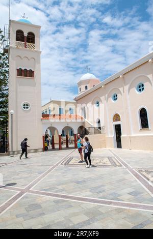 Chiesa di Agia Paraskevi nella città di Kos sull'isola di Kos Grecia Europa UE Foto Stock