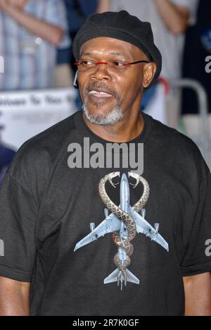 Samuel L Jackson, Miami Vice Premiere, Londra, Regno Unito Foto Stock