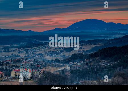 Alba a Celje Foto Stock