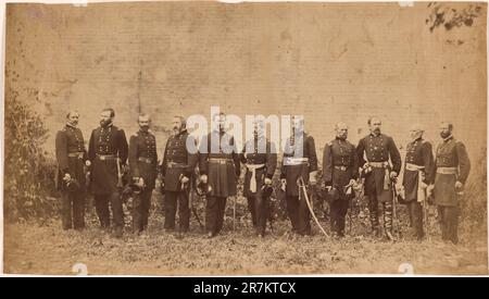 Union Generals c. 1862 Foto Stock