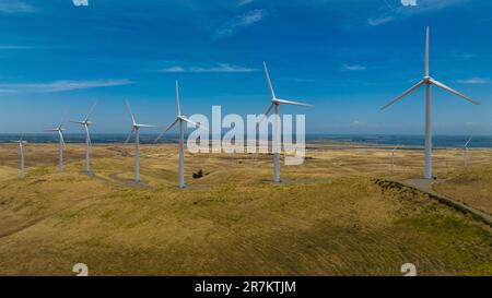 Turbine eoliche, Passo di Altamont Foto Stock