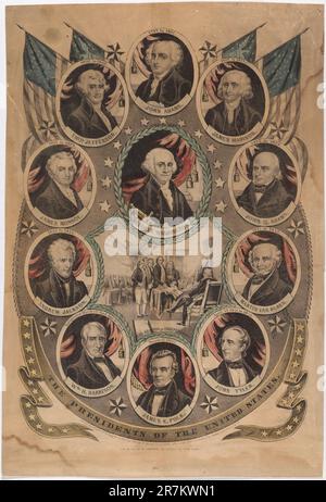 Presidenti degli Stati Uniti 1844 Foto Stock