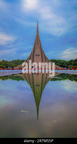 Monumento nazionale dei Martiri, Savar, Bangladesh Foto Stock