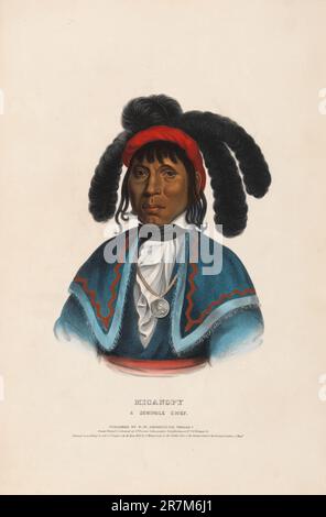 Micanopy - Un capo di Seminole 1838 Foto Stock