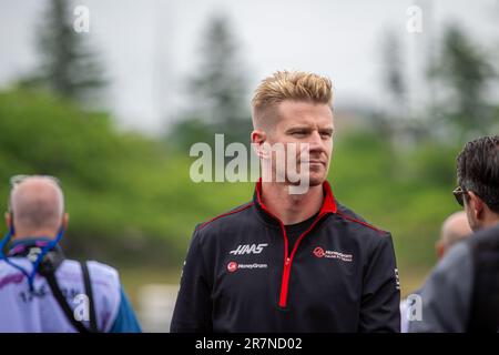 Nico Hulkenberg (GER) Haas F1 Team.durante il day2, venerdì, di FORMULA 1 PIRELLI GRAND PRIX DU CANADA 2023 - dal 15th al 18th giugno 2023 a Montreal, Quebec, Canada Foto Stock