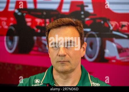 DaN Fallows Aston Martin Aramco Cognizant F1 Team.During day2, Venerdì, di FORMULA 1 PIRELLI GRAND PRIX DU CANADA 2023 - dal 15th al 18th giugno 2023 a Montreal, Quebec, Canada Foto Stock