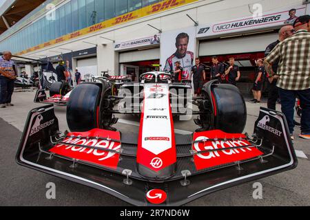 Haas F1 Team.durante il day2, venerdì, di FORMULA 1 PIRELLI GRAND PRIX DU CANADA 2023 - dal 15th al 18th giugno 2023 a Montreal, Quebec, Canada Foto Stock