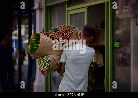 Hildreth Street Market, Balham, Londra Foto Stock